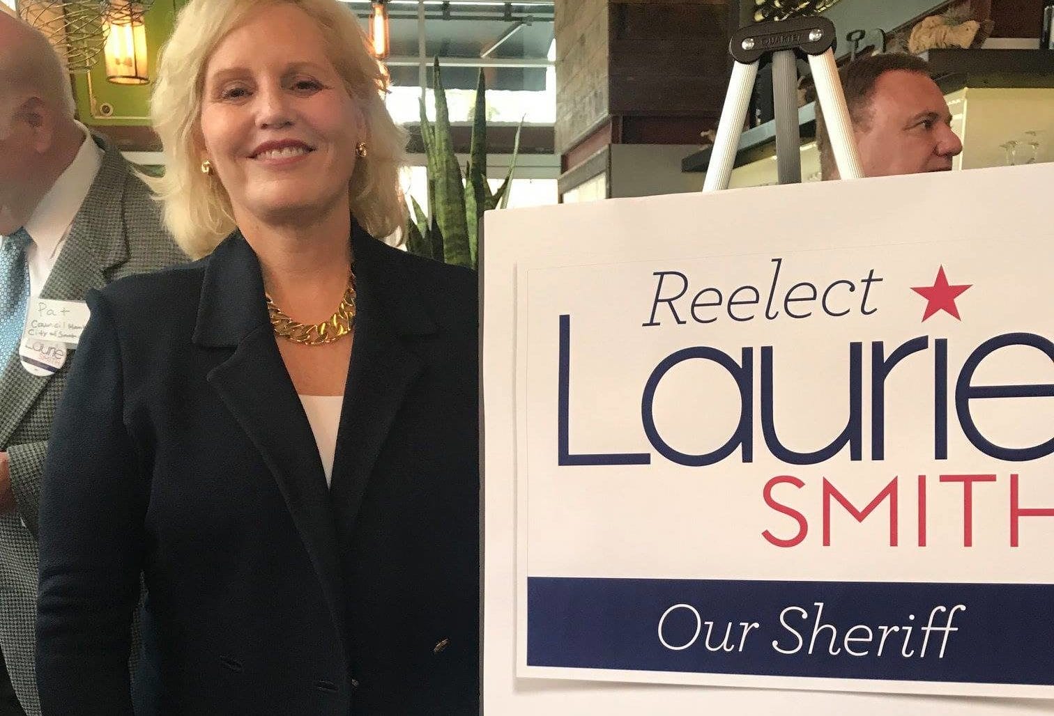 So where does the line for permit application â€œcampaign donorsâ€ begin? (Sheriff Laurie Smith/Facebook)