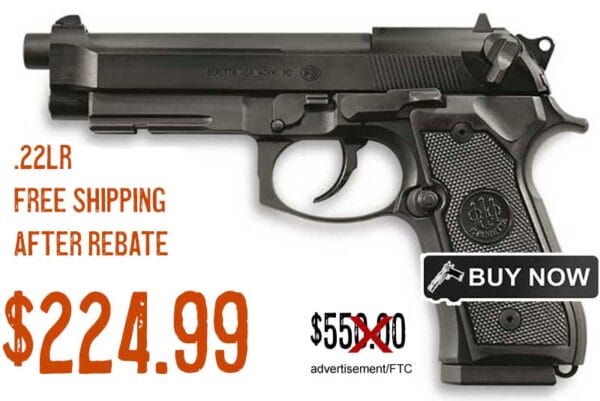 Beretta M9A1-22 Semi-Automatic Pistol .22LR lowest price rebate