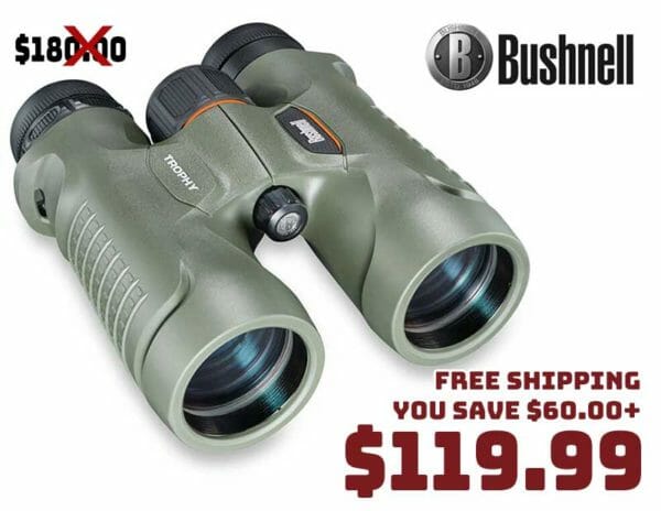 Bushnell Trophy 8X42 Binoculars Deal Jan2021