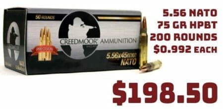 Creedmoor 5.56 NATO 75 Gr HPBT Ammunition Deal