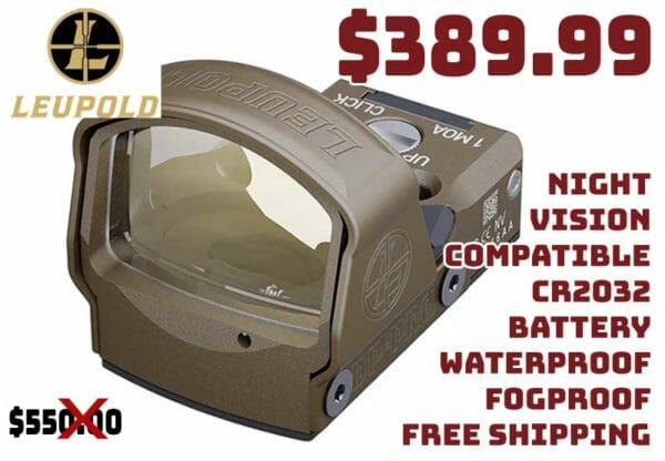 Leupold DeltaPoint Pro 2.5 MOA, Night Vision-Comp Demo Deal
