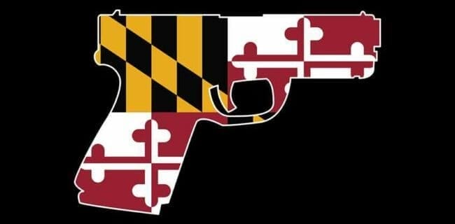 Maryland Gun Flag NRA-ILA