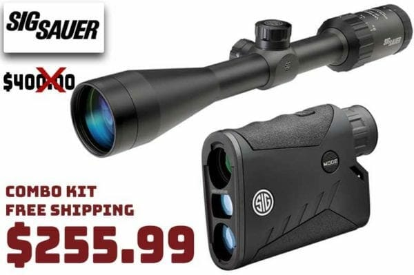 Sig Sauer Whiskey3 3-9x40mm Riflescope KILO1400 BDX Laser Rangefinder Deal july2021