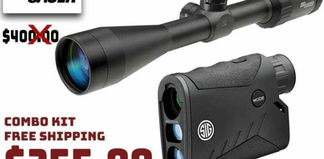 Sig Sauer Whiskey3 3-9x40mm Riflescope KILO1400 BDX Laser Rangefinder Deal july2021