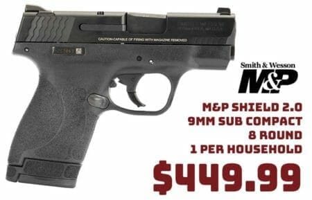 Smith & Wesson M&P Shield 2.0 9mm Sub Compact Deal