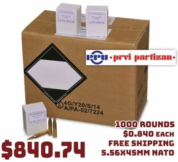 5.56x45mm NATO, FMJ Ammo Deal April2021