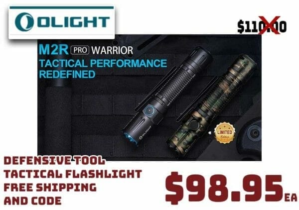 Olight M2R Pro Warrior Flashlight Deal