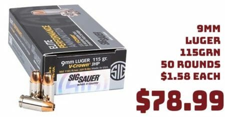 Sig Sauer Elite V-Crown 9mm Luger 115grn Deal