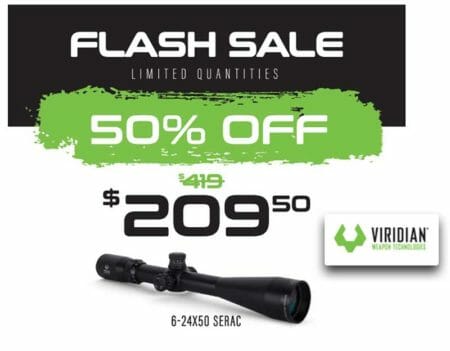 Viridian Serac Rifle Scope 6-24x50 Deal