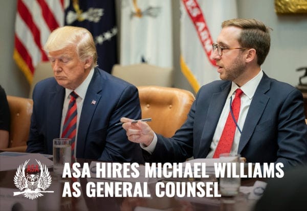 ASA Hires Michael Williams as General Counsel