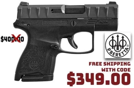 Beretta APX Carry Black Handgun 9mm Deal