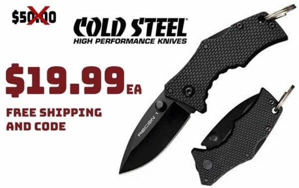 Cold Steel Micro Recon Spear Point Folding Blade Deal