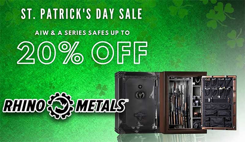 Rhino Metals St. Paddyâ€™s Day Sale 2021