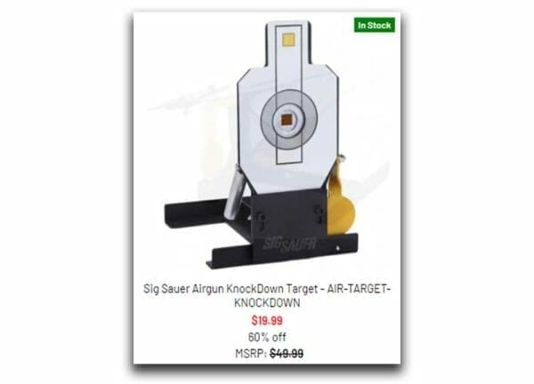 Sig Sauer Airgun Knockdown Target Air-Target-Knockdown $19.99