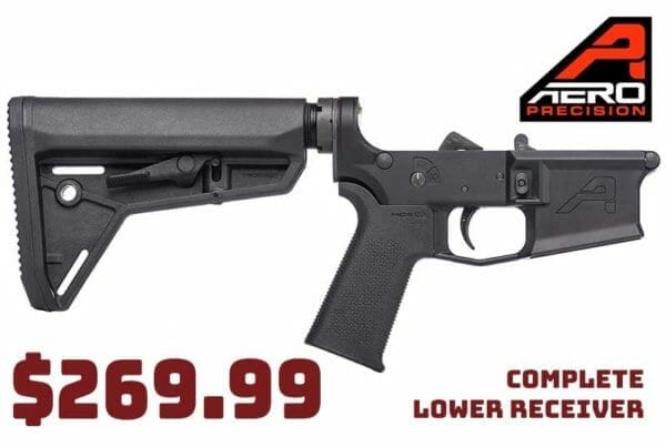 Aero Precision M4E1 Complete Lower Receiver Carbine Stock Sale