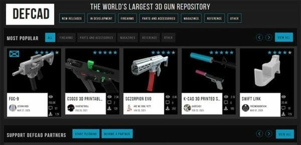 Defcade World's Largest 3D Gun Repository