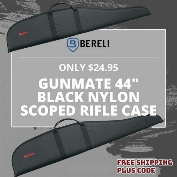 Gunmate 44 Black Nylon Scoped Rifle Case Deal