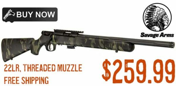 Savage Arms Mark II FV-SR 22LR Black Camo Rifle Sale july2023