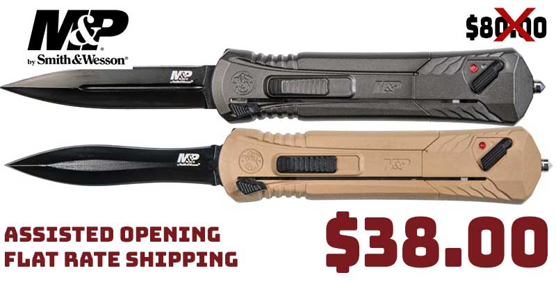 Smith & Wesson Out The Front Spear 3.5in Assisted Opening Knife Sale