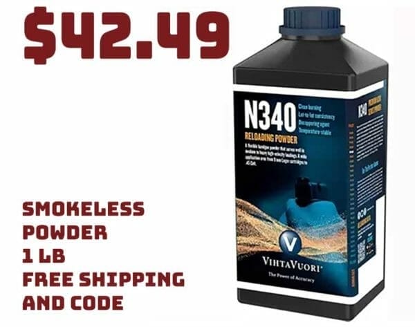 Vihtavuori N340 Smokeless Pistol Powder Sale