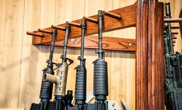 Gun Rack AR-15 iStock-923173436