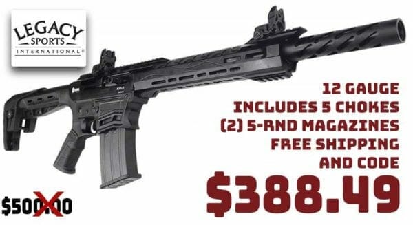 LSI Citadel Boss-25 AR-12 Gauge, Semi-automatic, Shotgun Deal july2021