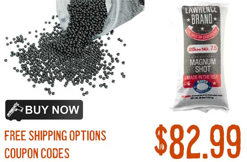 Lawrence Brand Lead Shot 25lb Bags Sale june2023