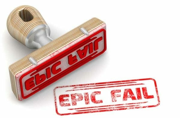 Epic Fail Failure Loser Loss iStock-Waldemarus-1301907891