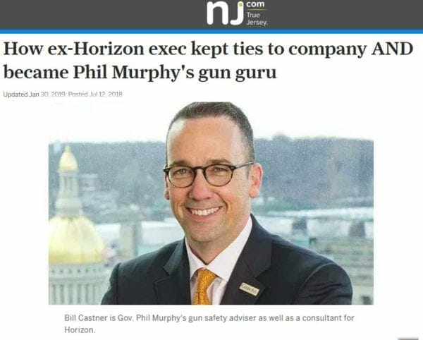 How ex-Horizon exec kept ties to company AND became Phil Murphy's gun guru NJ . com