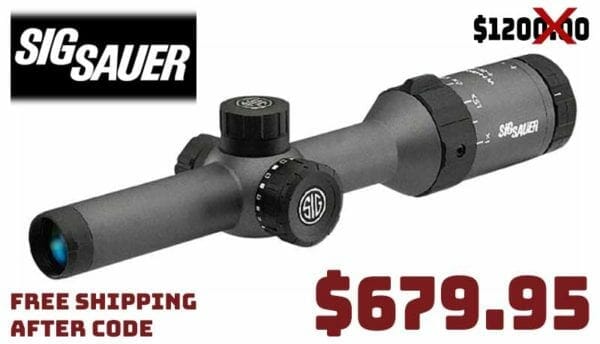 Sig Sauer SOW51012 Whiskey5 1-5X24mm Riflescope Sale