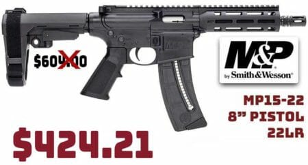 Smith & Wesson MP15-22 8 Pistol 22LR sept2021