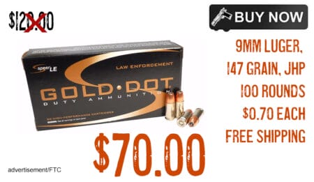 Speer Gold Dot G2 9mm Luger 147 Grain JHP Ammo lowest price