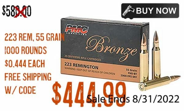 223 REMINGTON 55GR FULL METAL JACKET sale aug2022