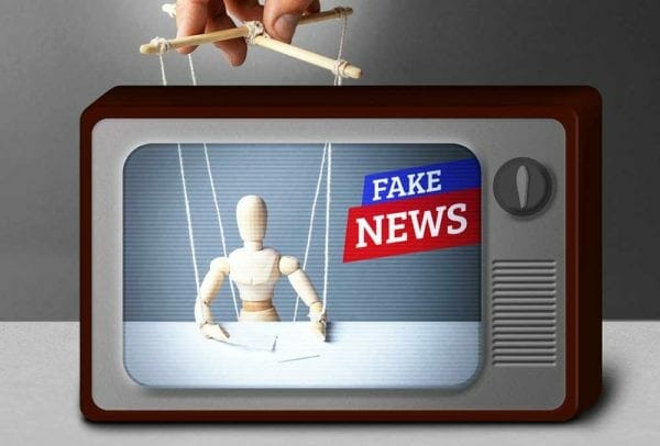 Fake News on TV iStock-ADragan 1085435516