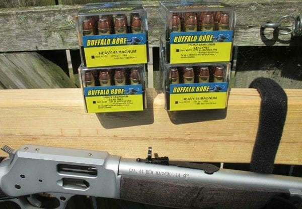 Henry 44 Big Boy Rifle and Buffalo Bore 44 Mag Ammunition