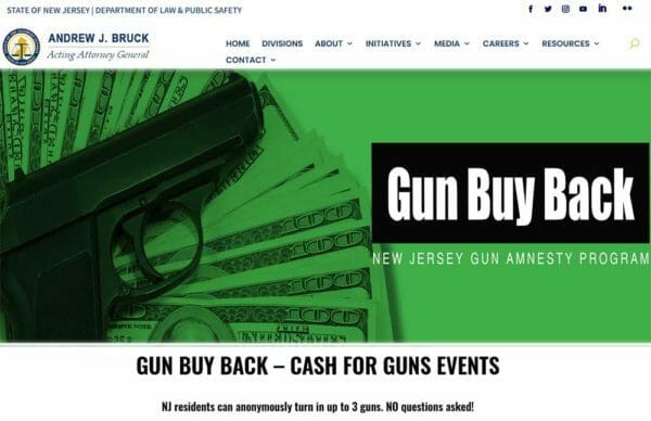 New Jersey's Law Breaking Gun Buy Back