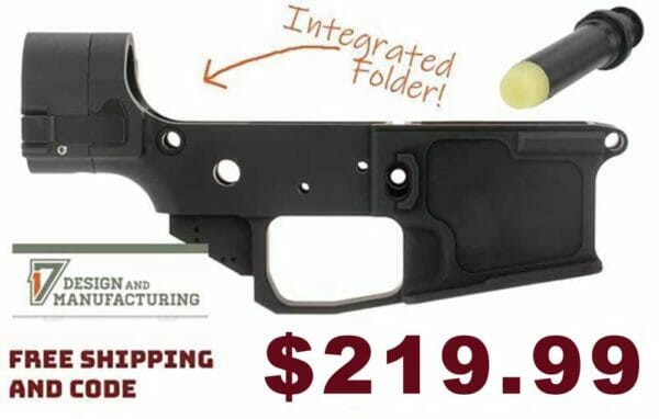 Tactical Deals: 17 Design Integrated Folding AR15 Lower $219.99