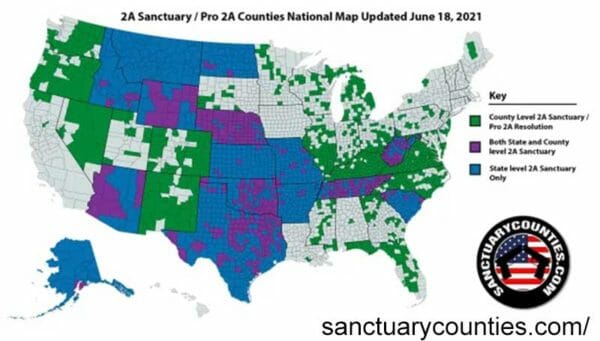 61% of American Counties are Now Second Amendment Sanctuaries