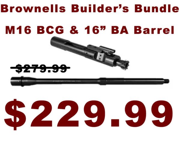 Tactical Deals: Brownells M16 BCG & Ballistic Advantage 16" Barrel $229.99