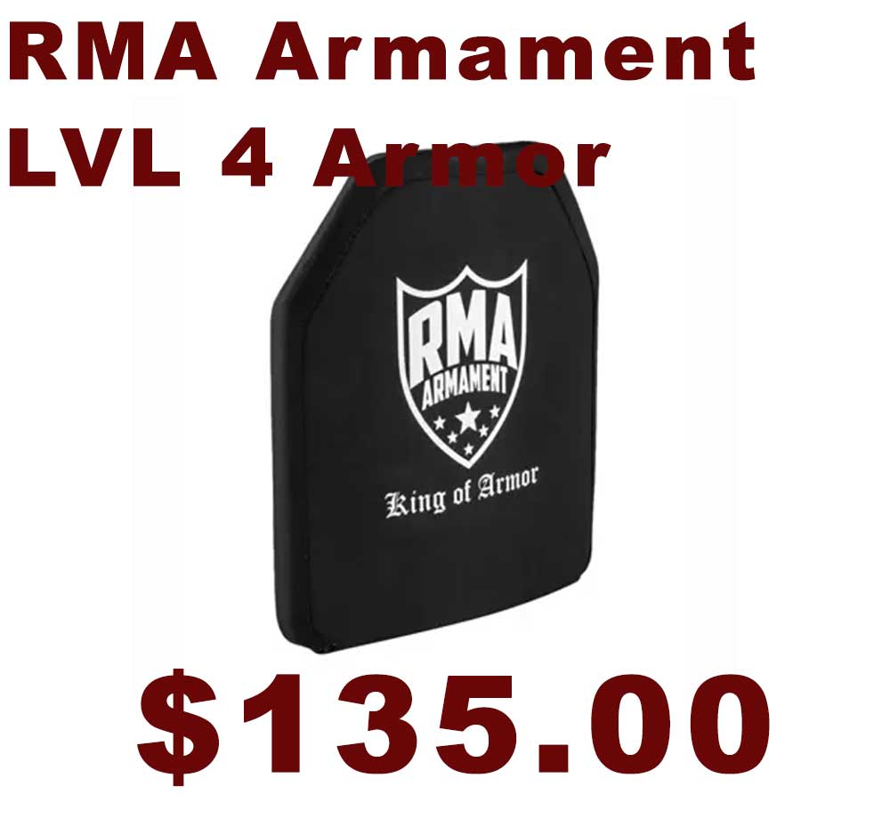 Tactical Deal: RMA Armament Level IV Hard Armor Plate 10"x12" $135.00