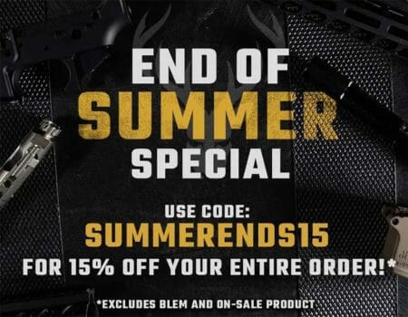 Stag Arms is having a 15% OFF End-Of-Summer sale