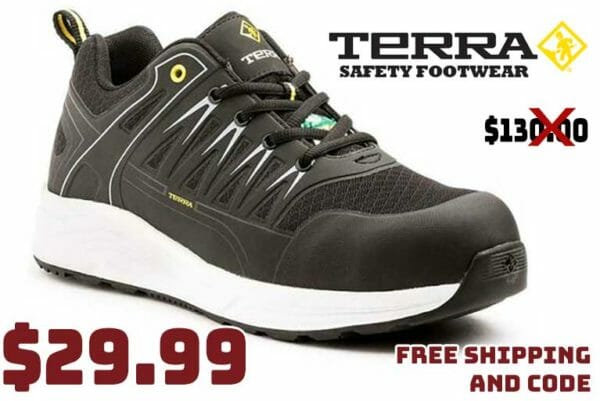 Terra Men Black White Rebound Sneaker Sale