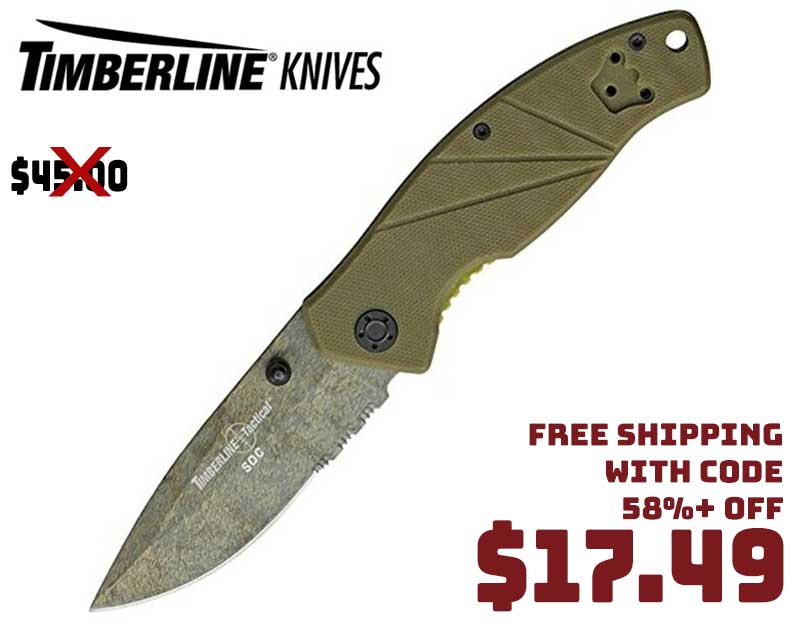 Timberline SOC Edge Folding Coyote Knife Sale
