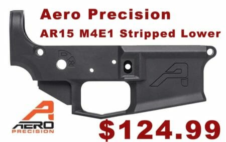 Gun Deal: Aero Precision AR-15 M4E1 Stripped Lower $124.99