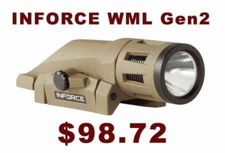 Tactical Deals: INFORCE Weapon Mounted Light Gen2 $98.72