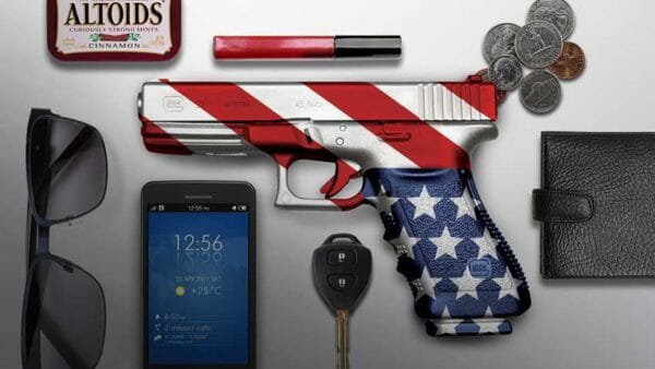 American Flag GLOCK EDC NRA-ILA