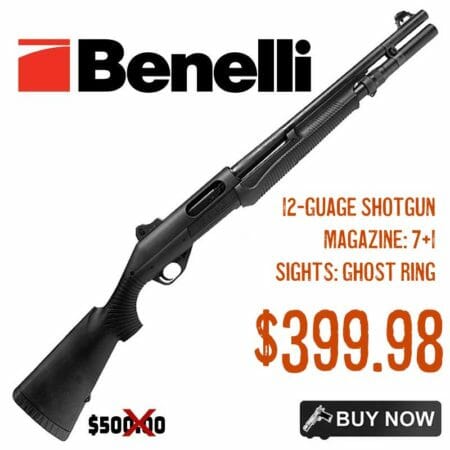 Benelli Nova Pump Action Shotgun Ghost Ring Sights Sale march2022aa