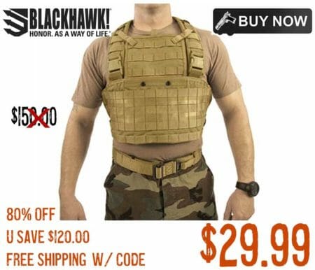 Blackhawk Strike Commando Lightweight Recon Chest Harness Sale jan2022