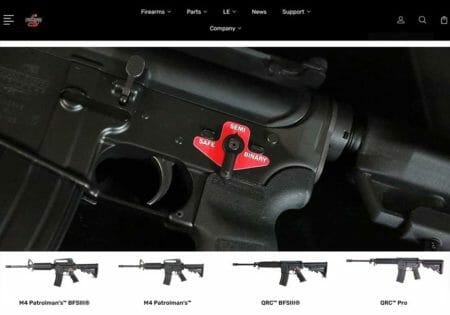 Bushmaster Firearms Website 2021 Screengrab