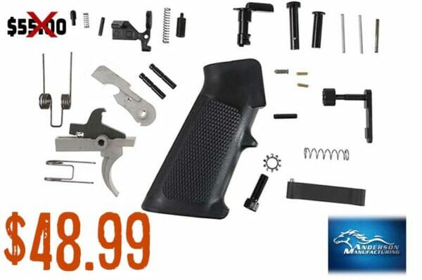 Anderson Manufacturing AR-15 Lower Parts Kit Sale may2023